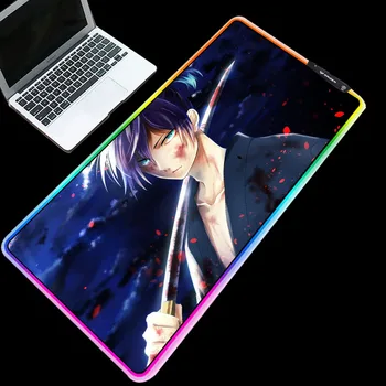 Yuzuoan anime samurai sword boy RGB LED backlit gaming keyboard mouse pad can be customized
Yuzuoan anime samurai sword boy RGB LED backlit gaming keyboard mouse pad can be customized