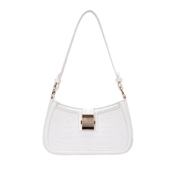 Small Totes Bags for Women Baguette Bag Crocodile Pattern PU Leather Ladies Shoulder Bag Retro Subaxillary Handbags and Purses 
Small Totes Bags for Women Baguette Bag Crocodile Pattern PU Leather Ladies Shoulder Bag Retro Subaxillary Handbags and Purses