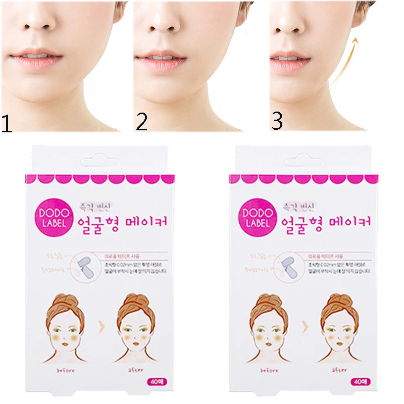 40pcs/set V-Shape Thin Face Invisible Stickers Facial Line Lift Up Fast Chin Patch Adhesive Tape Beauty Skin Face Care Tools
40pcs/set V-Shape Thin Face Invisible Stickers Facial Line Lift Up Fast Chin Patch Adhesive Tape Beauty Skin Face Care Tools