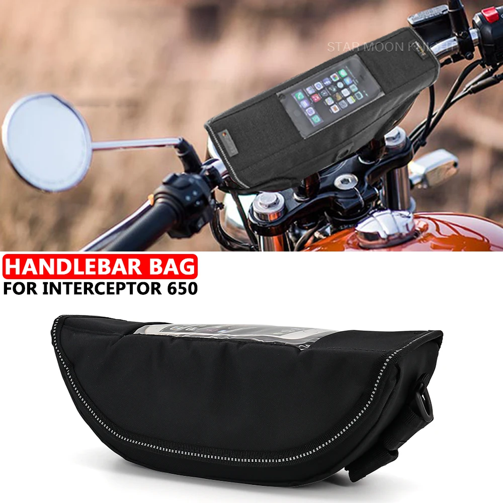 For Royal Enfield Interceptor 650 Continental GT650 Classic 350 Mobile Phone Navigation Waterproof Handlebar Tool Storage Ba
For Royal Enfield Interceptor 650 Continental GT650 Classic 350 Mobile Phone Navigation Waterproof Handlebar Tool Storage Ba
