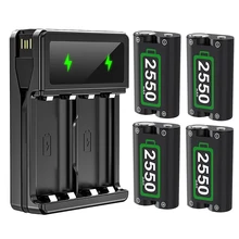 NEW ML1 4Pcs 2550mAh Battery Pack for Xbox One Wireless Gamepads Rechargeable Battery USB Charger for Xbox One X/S/Xbox Elite
NEW ML1 4Pcs 2550mAh Battery Pack for Xbox One Wireless Gamepads Rechargeable Battery USB Charger for Xbox One X/S/Xbox Elite