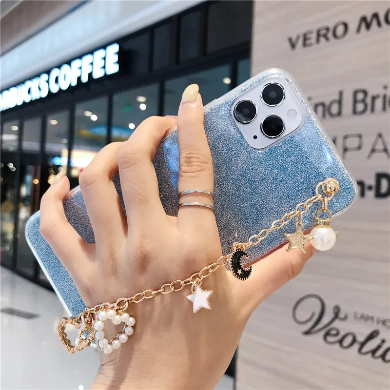 Для Samsung M01 M10 M10S M11 M20 M30 M30S M31 M51 M60S M80S N9000 чехол для телефона женский полумесяца с