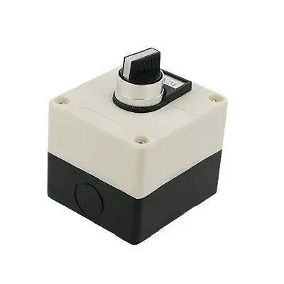 On/off/on NO Rotary Selector Push Button Switch Station
