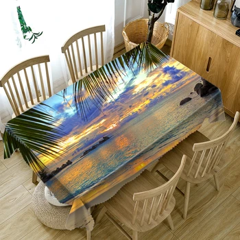 3D Seascape Pattern Tablecloth Sunset of the Sea Washable Cloth Thicken Cotton Rectangular and Round Table Cloth
3D Seascape Pattern Tablecloth Sunset of the Sea Washable Cloth Thicken Cotton Rectangular and Round Table Cloth