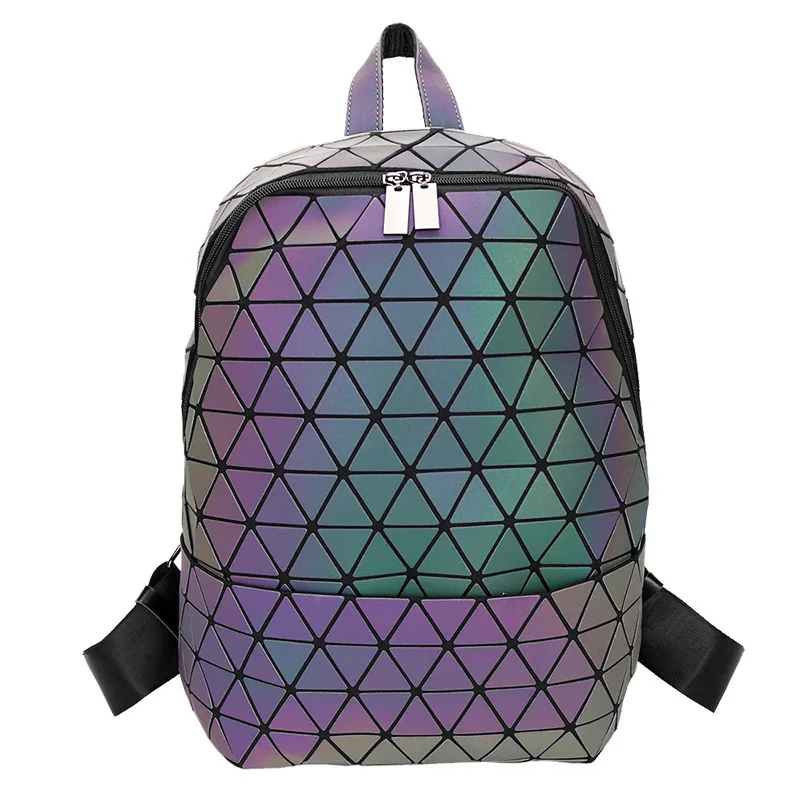 Laser Geometric Personality Backpack Luminous Backpack Geometric Folding Large Capacity Female Bags Holographic Sac A Dos
Laser Geometric Personality Backpack Luminous Backpack Geometric Folding Large Capacity Female Bags Holographic Sac A Dos