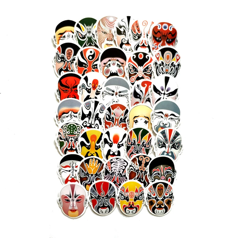 TD ZW Mini 2-3CM 35Pcs Hand Account Peking Opera Pattern Of The Make-Up Stickers Waterproof Laptop Motorcycle Sticker
TD ZW Mini 2-3CM 35Pcs Hand Account Peking Opera Pattern Of The Make-Up Stickers Waterproof Laptop Motorcycle Sticker