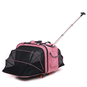 10KG Pet Strollers Lever Expansion Box Cat Dog Go Out Carrying Pull Pole Bag Multi-pet Hand-held Travel Trolley Protable Pets
10KG Pet Strollers Lever Expansion Box Cat Dog Go Out Carrying Pull Pole Bag Multi-pet Hand-held Travel Trolley Protable Pets
