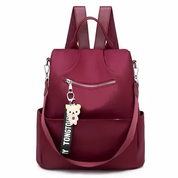 Fashion Women's Anti-Theft Backpack Travel Shoulder Bag Bear Pendant Student Bookbag
Fashion Women's Anti-Theft Backpack Travel Shoulder Bag Bear Pendant Student Bookbag