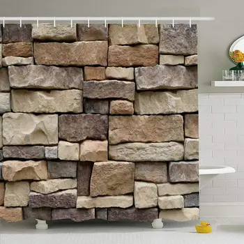 Shower Curtain Set with Hooks 66x72 Stone Vintage Wall Texture New Material Interior Natural Decoration Color Blank Abstract
Shower Curtain Set with Hooks 66x72 Stone Vintage Wall Texture New Material Interior Natural Decoration Color Blank Abstract