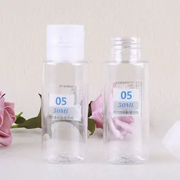 2*50ml Clear Plastic Refillable Flip-Top Empty Bottle Travel Portable Cosmetic Dispenser Container Lotion Squeeze Jar Multi-Use 
2*50ml Clear Plastic Refillable Flip-Top Empty Bottle Travel Portable Cosmetic Dispenser Container Lotion Squeeze Jar Multi-Use