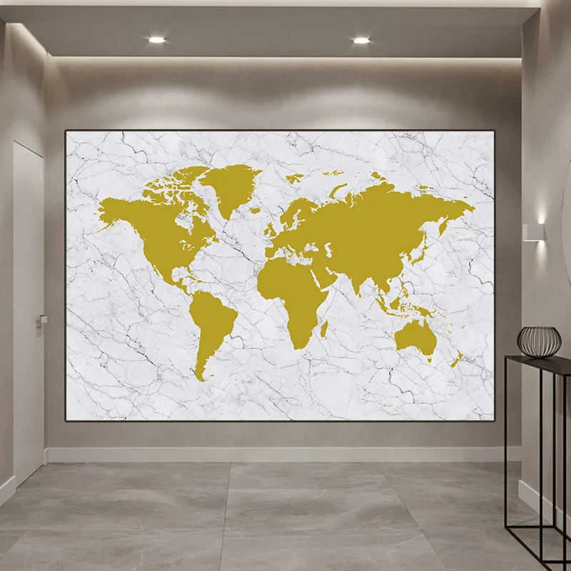 Big Size World Map Canvas Painting Map of the World Posters and Print Office Study Decor Wall Art Landscape Mosaic Picture Decor
Big Size World Map Canvas Painting Map of the World Posters and Print Office Study Decor Wall Art Landscape Mosaic Picture Decor
