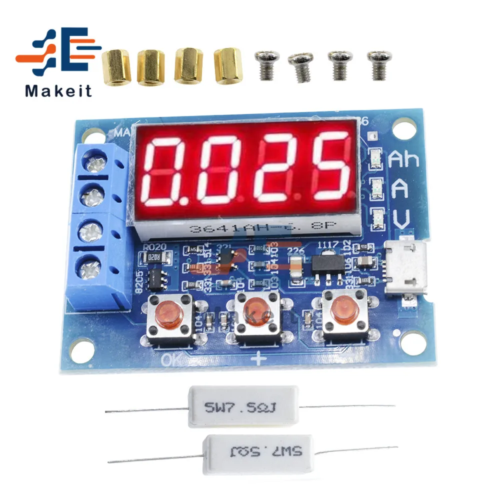 LED Digital Display ZB2L3 Battery Tester 18650 External Load Lithium Battery Test Resistance Lead-acid Capacity Discharge Meter
LED Digital Display ZB2L3 Battery Tester 18650 External Load Lithium Battery Test Resistance Lead-acid Capacity Discharge Meter
