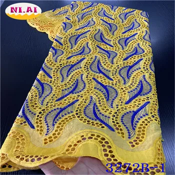 Niai Nigeria Lace Fabric Wedding, Newest Dresses Fabric Bridal Lace, Fashion Yellow Cotton Lace Fabric Mr3272b
Niai Nigeria Lace Fabric Wedding, Newest Dresses Fabric Bridal Lace, Fashion Yellow Cotton Lace Fabric Mr3272b