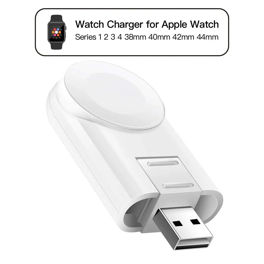 Muljexno Беспроводное зарядное устройство для Apple Watch Series 4 3 2 1 Магнитная