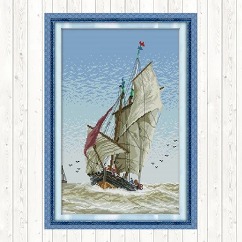 The Wind and The Waves DIY Needlework Crafts Home Decor Cross Stitch Kits Cotton Thread Embroidery Needlework Sets Patterns Kits 
The Wind and The Waves DIY Needlework Crafts Home Decor Cross Stitch Kits Cotton Thread Embroidery Needlework Sets Patterns Kits