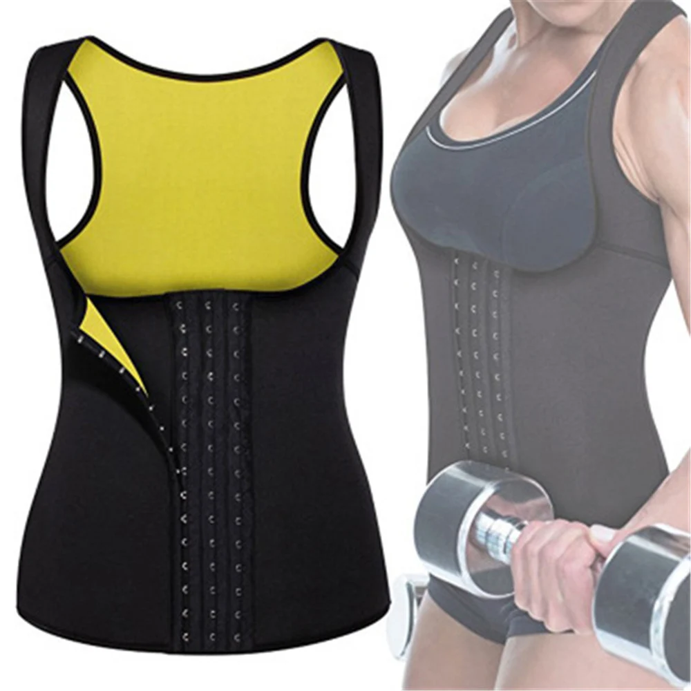 

women Body Shapes Neoprene Sauna Sweat Vest Waist Trainer Slimming Trimmer Fitness Corset Workout Thermo Strap Shapewear
