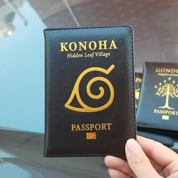 Passport Cover Naruto Konoha Gold Logo Black Pu Leather Passports Case Hidden Leaf Village Travel Wallet Mordor Passport Holder
Passport Cover Naruto Konoha Gold Logo Black Pu Leather Passports Case Hidden Leaf Village Travel Wallet Mordor Passport Holder