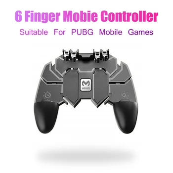 PUBG Controller Six Finger Operating Gamepad Button Gamepad for Mobile Games Peripherals Mobile PUBG Controller joystick
PUBG Controller Six Finger Operating Gamepad Button Gamepad for Mobile Games Peripherals Mobile PUBG Controller joystick