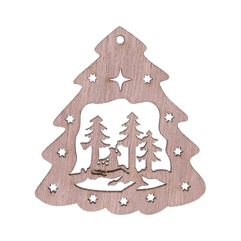 10pcs/set Christmas Forest DIY Wooden Pendant Hanging Tree Ornament DIY Crafts Party Home Decor 634E
10pcs/set Christmas Forest DIY Wooden Pendant Hanging Tree Ornament DIY Crafts Party Home Decor 634E