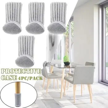 4pcs/ 1 set Chair Leg Protector Knitting Cloth Floor Protection Cover Chair Leg Socks Anti-slip Table Legs Furniture Feet Sleeve
4pcs/ 1 set Chair Leg Protector Knitting Cloth Floor Protection Cover Chair Leg Socks Anti-slip Table Legs Furniture Feet Sleeve