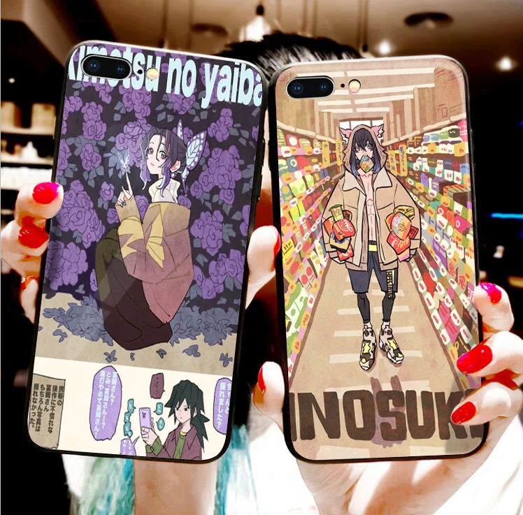 Япония Kamado Nezuko Demon Slayer мультфильм журнал мягкий силиконовый чехол для iphone 6/6 s