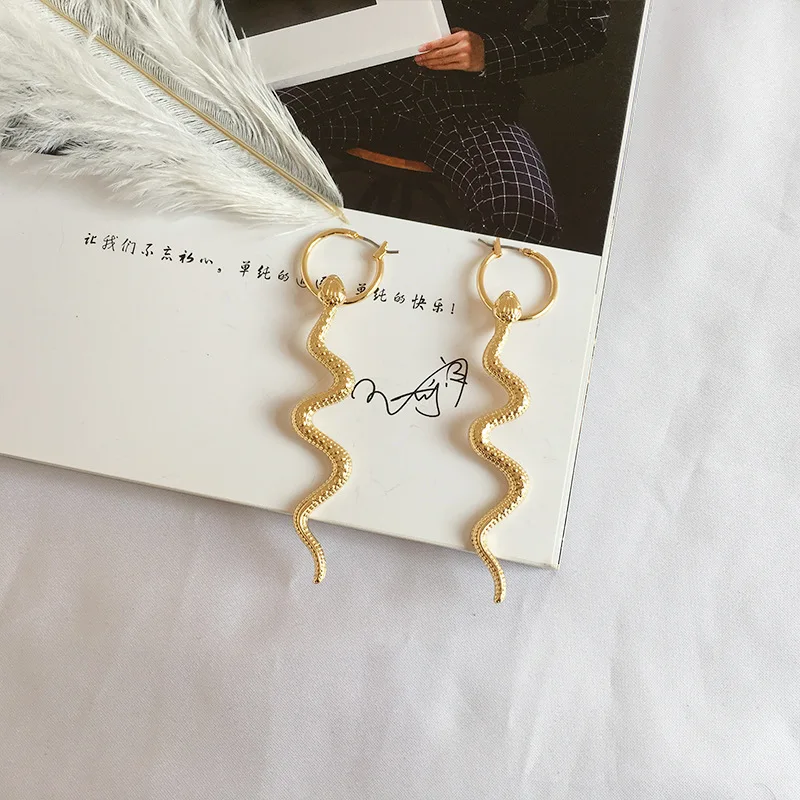 Crazy Long Snake Small Hoop Earrings Circle Geometric Earrings for Women Vintage Statement Earrings Hoops 2020 Trendy Jewelry
Crazy Long Snake Small Hoop Earrings Circle Geometric Earrings for Women Vintage Statement Earrings Hoops 2020 Trendy Jewelry