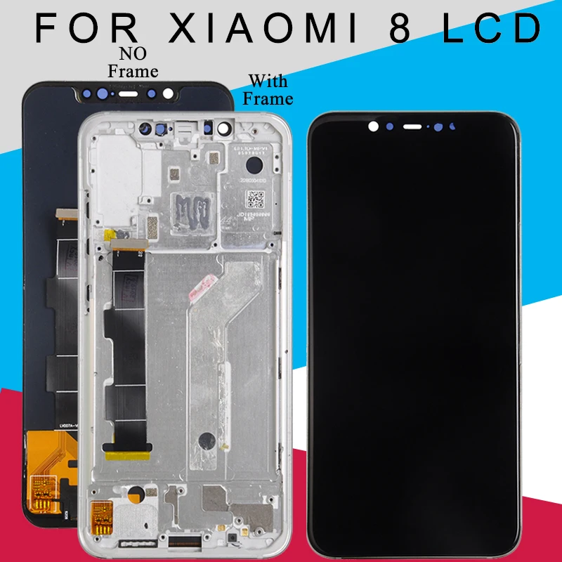 Catteny Discount 6.21" LCD Screen For Xiaomi Mi 8 LCD MI8 Display Digitizer Assembly Touch Screen With Frame Free Shipping+Tools
Catteny Discount 6.21" LCD Screen For Xiaomi Mi 8 LCD MI8 Display Digitizer Assembly Touch Screen With Frame Free Shipping+Tools