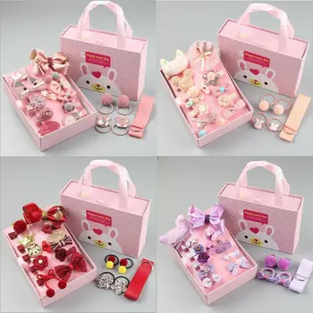 18PCS Baby Girls Head wear Headwear Hair Accessories Elastic Bow knot Hair Clip Barrette Hairpin Xmas Gift 
18PCS Baby Girls Head wear Headwear Hair Accessories Elastic Bow knot Hair Clip Barrette Hairpin Xmas Gift