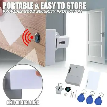 Invisible Sensor Lock IC Card Sensor Digital Drawer Card Lock DIY Intelligent Electronic Invisible Hidden Cabinet Lock Hardware
Invisible Sensor Lock IC Card Sensor Digital Drawer Card Lock DIY Intelligent Electronic Invisible Hidden Cabinet Lock Hardware