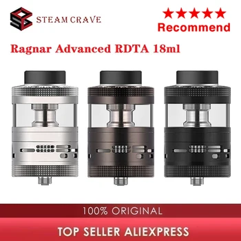 

Hot Original Steam Crave Aromamizer Ragnar Advanced RDTA Atomizer 18ml E Cigarette Vape Tank for Hadron 220W MOD Vs Titan RDTA