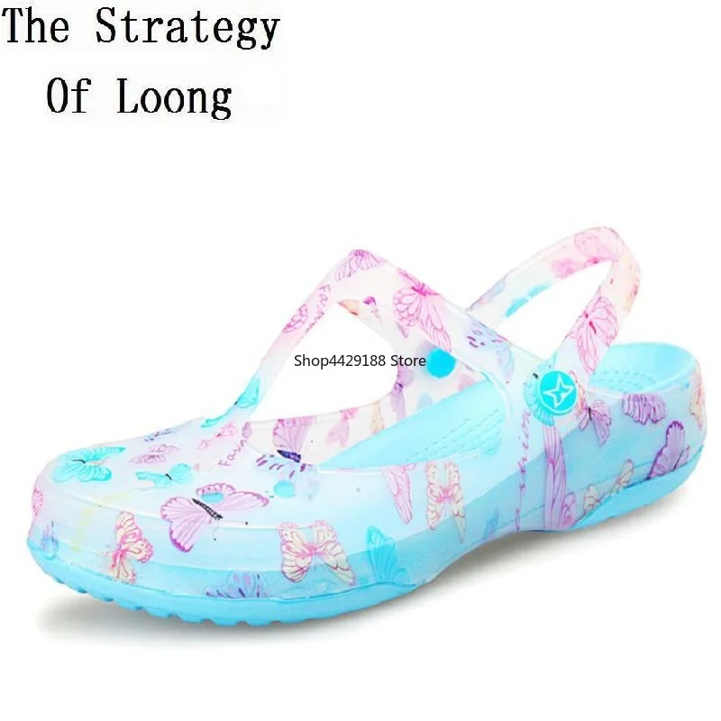 Women Floral Flat Cut Out Closed Toe Summer Jelly Shoes New Mary Jane Chunky Sole T-Strap Printing Beach Sandals 20180527
Women Floral Flat Cut Out Closed Toe Summer Jelly Shoes New Mary Jane Chunky Sole T-Strap Printing Beach Sandals 20180527