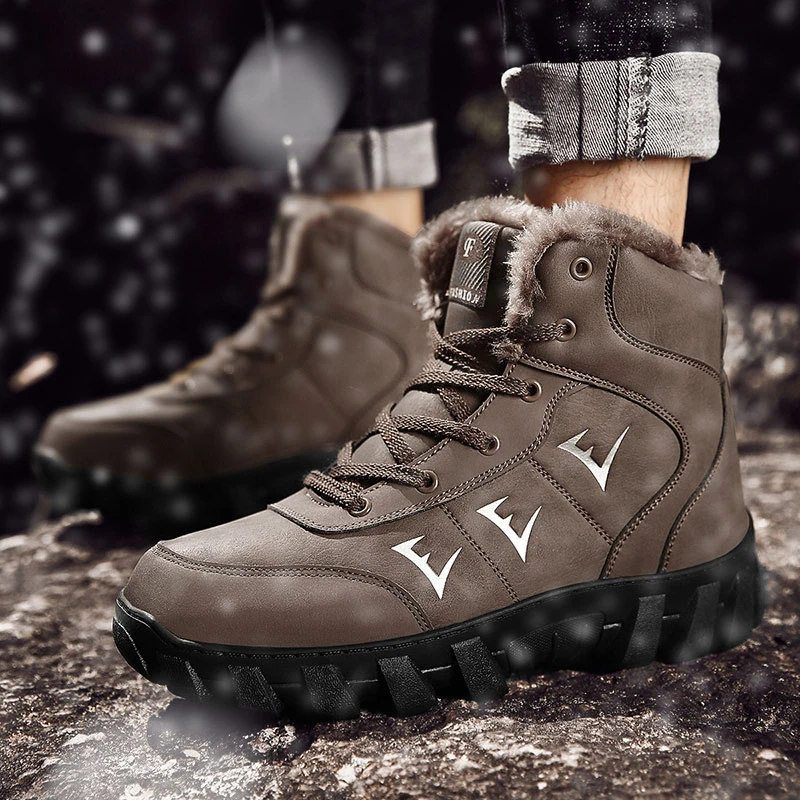 2019 Winter Men's Outdoor Hunting Boots Warm Shoes High Top Waterproof Mountaineering Sneakers Snow Boots Big Size 39-48 
2019 Winter Men's Outdoor Hunting Boots Warm Shoes High Top Waterproof Mountaineering Sneakers Snow Boots Big Size 39-48