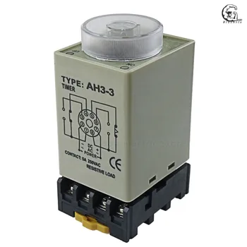 1Set 10S 24-380V AC / DC universal AH3-3 time relay new feature timer relay time set range 10 Seconds off delay timer relay
1Set 10S 24-380V AC / DC universal AH3-3 time relay new feature timer relay time set range 10 Seconds off delay timer relay
