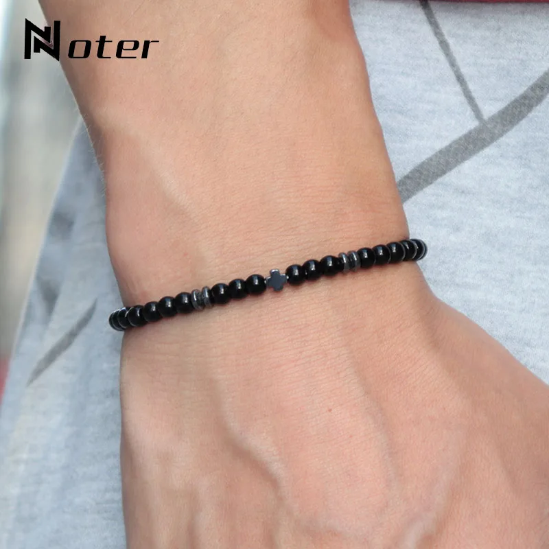 Noter Trendy 4mm Small Beads Bracelet Men Women Natural Black Hematite Braslet Cross Brazalete Yoga Jewelry Buddha Braclet Gift
Noter Trendy 4mm Small Beads Bracelet Men Women Natural Black Hematite Braslet Cross Brazalete Yoga Jewelry Buddha Braclet Gift
