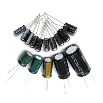 Pack OF 120Pcs 15 Value 50V 1uF-2200uF Electrolytic Capacitor Assortment Kit Set New Arrival Hot Sale
Pack OF 120Pcs 15 Value 50V 1uF-2200uF Electrolytic Capacitor Assortment Kit Set New Arrival Hot Sale