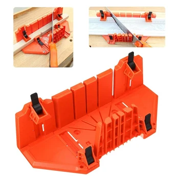 Adjustable Wood Cutting Clamping Miter Saw Box Woodworking Back Saw 0/22.5/45/90 Degree Clamping Mitre Box Cabinet Case Cutting
Adjustable Wood Cutting Clamping Miter Saw Box Woodworking Back Saw 0/22.5/45/90 Degree Clamping Mitre Box Cabinet Case Cutting