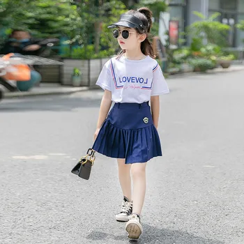 Girls' skirt suits summer 2020 new net red ocean children's summer college style two-piece suit
Girls' skirt suits summer 2020 new net red ocean children's summer college style two-piece suit
