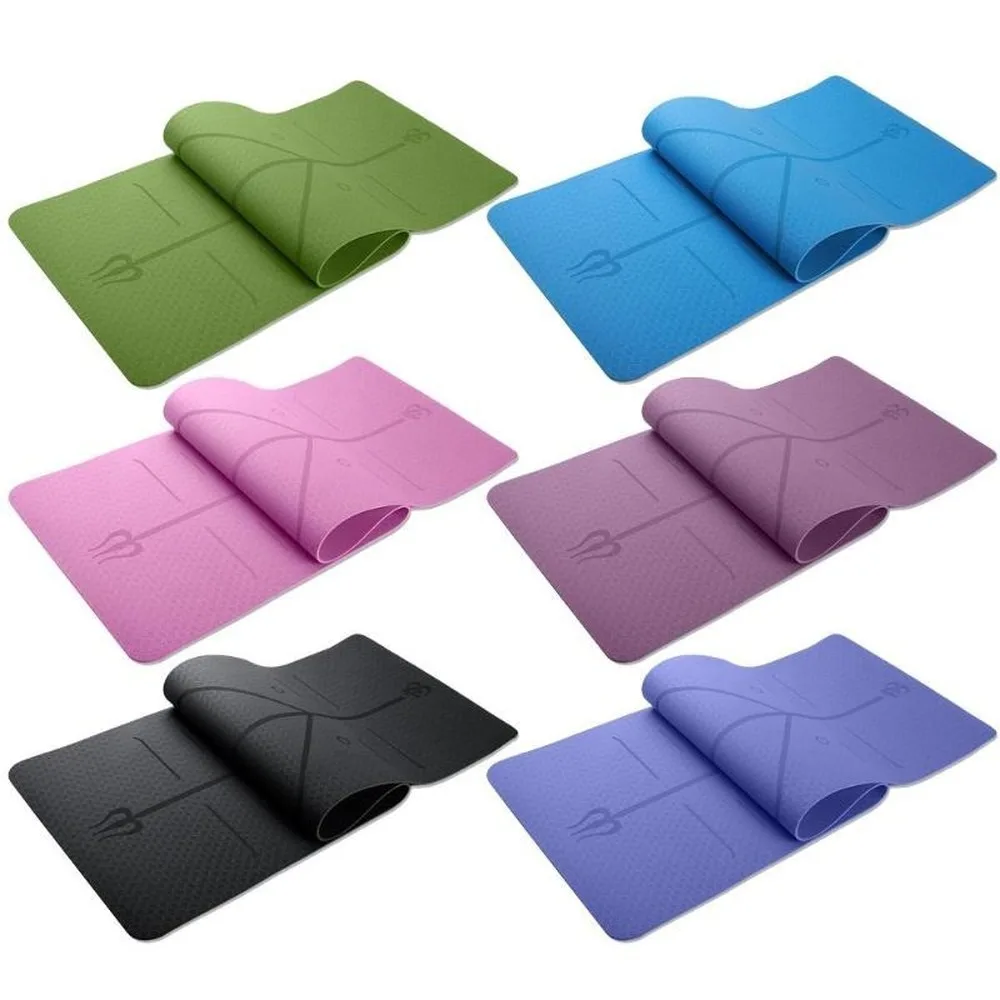 2020 1830*610*6mm TPE Yoga Mat with Position Line Non Slip Carpet Mat For Beginner Environmental Fitness Gymnastics Mats
2020 1830*610*6mm TPE Yoga Mat with Position Line Non Slip Carpet Mat For Beginner Environmental Fitness Gymnastics Mats