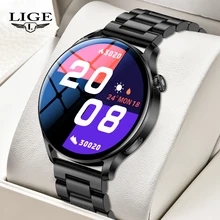 LIGE Men Smart Watch Waterproof Blood Pressure Heart Rate Monitoring Full Touch Bluetooth Call Smart Watches Men For Android IOS
LIGE Men Smart Watch Waterproof Blood Pressure Heart Rate Monitoring Full Touch Bluetooth Call Smart Watches Men For Android IOS