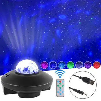 LED Starry Sky Projector Star Night Light Projection Ocean Water Wave Lights Lamp With Bluetooth Speaker Remote Control For Kids
LED Starry Sky Projector Star Night Light Projection Ocean Water Wave Lights Lamp With Bluetooth Speaker Remote Control For Kids