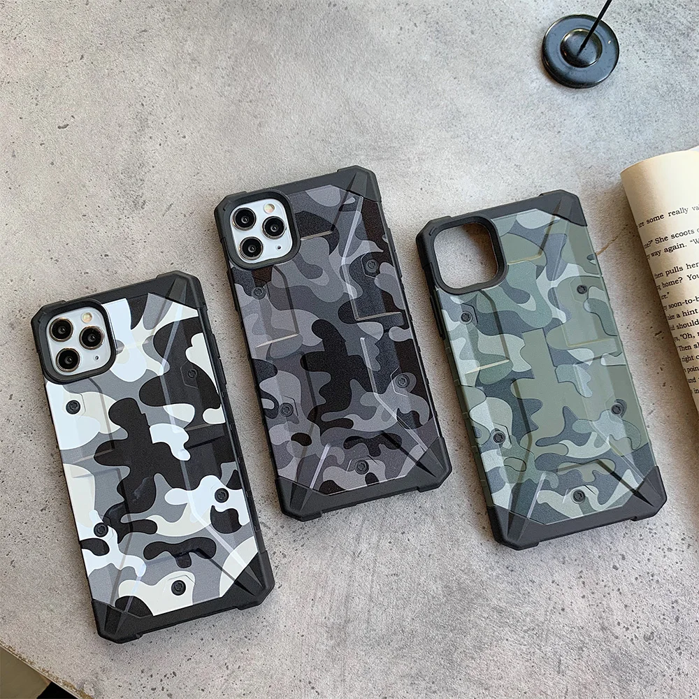 Heavy-duty protective case for iPhone 11 Pro Max Xs Max Xr X 7 8 Plus SE 2020 Camouflage high quality back cover
Heavy-duty protective case for iPhone 11 Pro Max Xs Max Xr X 7 8 Plus SE 2020 Camouflage high quality back cover