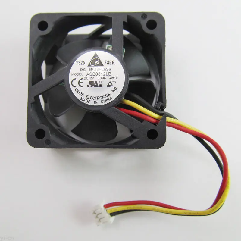 

1pc Delta 30x30x15mm 30mm 3015 ASB0312LB 12V 0.1A 3 Wire HDD Cooling Fan