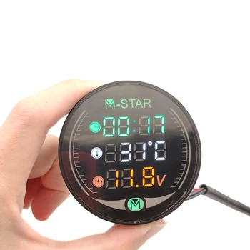For Honda XR400 XR125 xr 250 400 Kawasaki ZG1000 Motorcycle Voltmeter Time Temperature LED 3-in-1 LED Digital Voltage Meter
For Honda XR400 XR125 xr 250 400 Kawasaki ZG1000 Motorcycle Voltmeter Time Temperature LED 3-in-1 LED Digital Voltage Meter