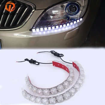 POSSBAY 6/8/9/10/12/14/16/18/20 LEDs Flexible Running Lights Snake Type Strip Universal Daylight Driving Fog Lamps for BMW Ford
POSSBAY 6/8/9/10/12/14/16/18/20 LEDs Flexible Running Lights Snake Type Strip Universal Daylight Driving Fog Lamps for BMW Ford