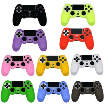 

Silicone Protective Skin Cover Case For Ps4 Controller Sony Playstation For Ps4 Controllers 4 Gamepad Joystick
