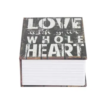 LOVE Creative Book Safe Box Money Jewelry Collection Storage Case with Combination Lock
LOVE Creative Book Safe Box Money Jewelry Collection Storage Case with Combination Lock