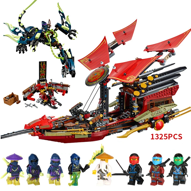 1325pcs Building Blocks Toys Compatible Legoingly Ninjagoing Final Flight of Destiny's Bounty for Children Brick Children Gift
1325pcs Building Blocks Toys Compatible Legoingly Ninjagoing Final Flight of Destiny's Bounty for Children Brick Children Gift