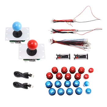 2-Player LED Arcade DIY Kit 2 Joystick + 20 LED Arcade Buttons + 2x USB Encoders
2-Player LED Arcade DIY Kit 2 Joystick + 20 LED Arcade Buttons + 2x USB Encoders