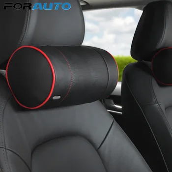 FORAUTO Memory Foam Car Neck Pillow/Genuine Leather Auto Cervical Round Roll Office Chair Bolster Headrest Supports Cushion Pad
FORAUTO Memory Foam Car Neck Pillow/Genuine Leather Auto Cervical Round Roll Office Chair Bolster Headrest Supports Cushion Pad
