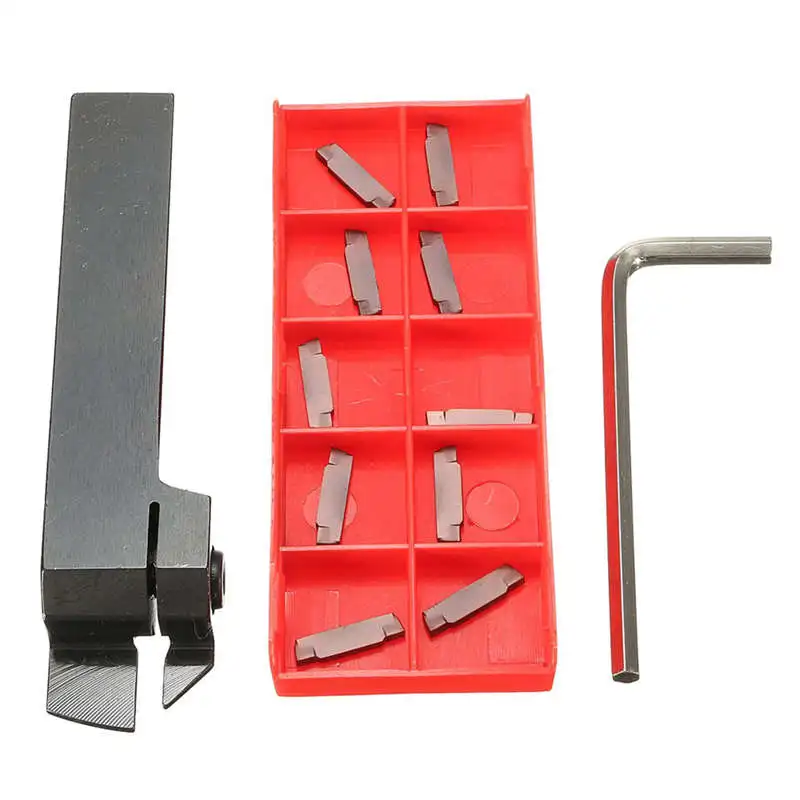 Mgehr16 Parting Off Turning Tool Holder Lathe Tool + 10X Mgmn200 Carbide Inserts
Mgehr16 Parting Off Turning Tool Holder Lathe Tool + 10X Mgmn200 Carbide Inserts